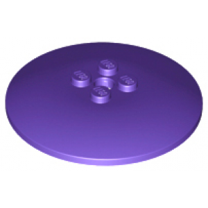 schotel 6x6 omgekeerd (radar) met dichte nop dark purple